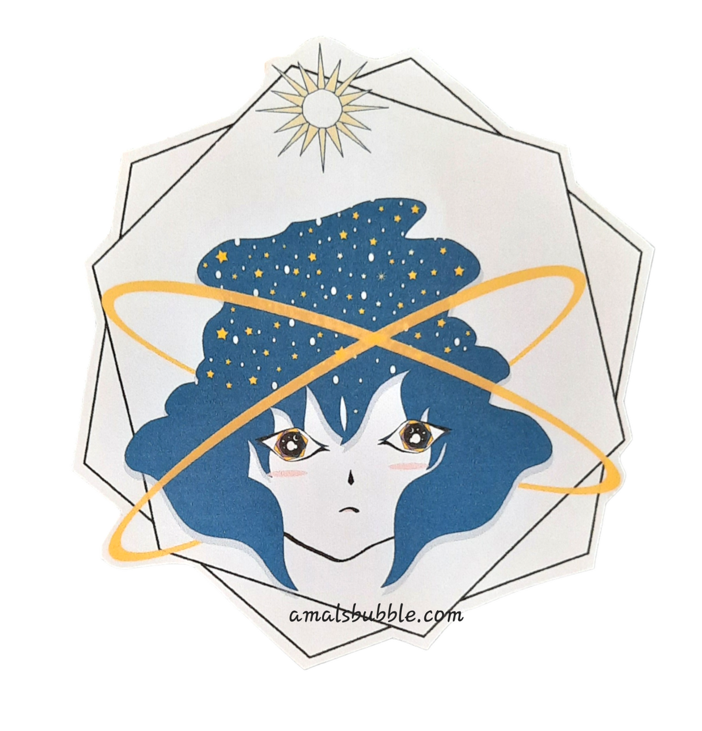 GALAXY GIRL STICKER